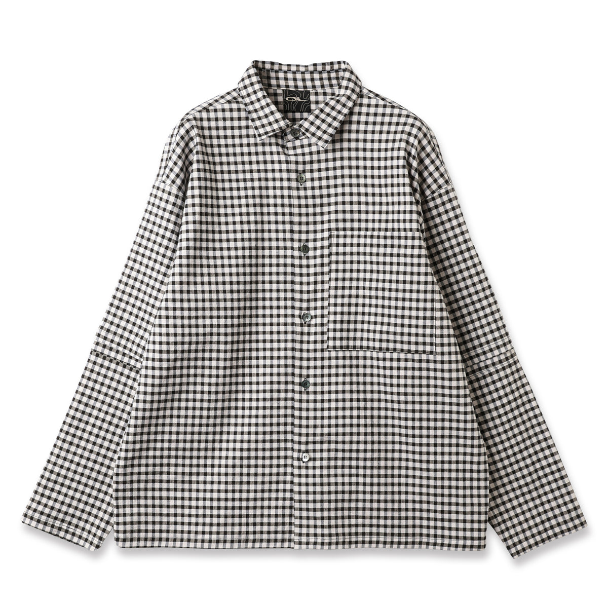 rokh DOUBLE LAYERED SHIRTS 長袖シャツ　完売品番 UJOH/ウジョー】Layered Shirt/レイヤードシャツ（シャツ