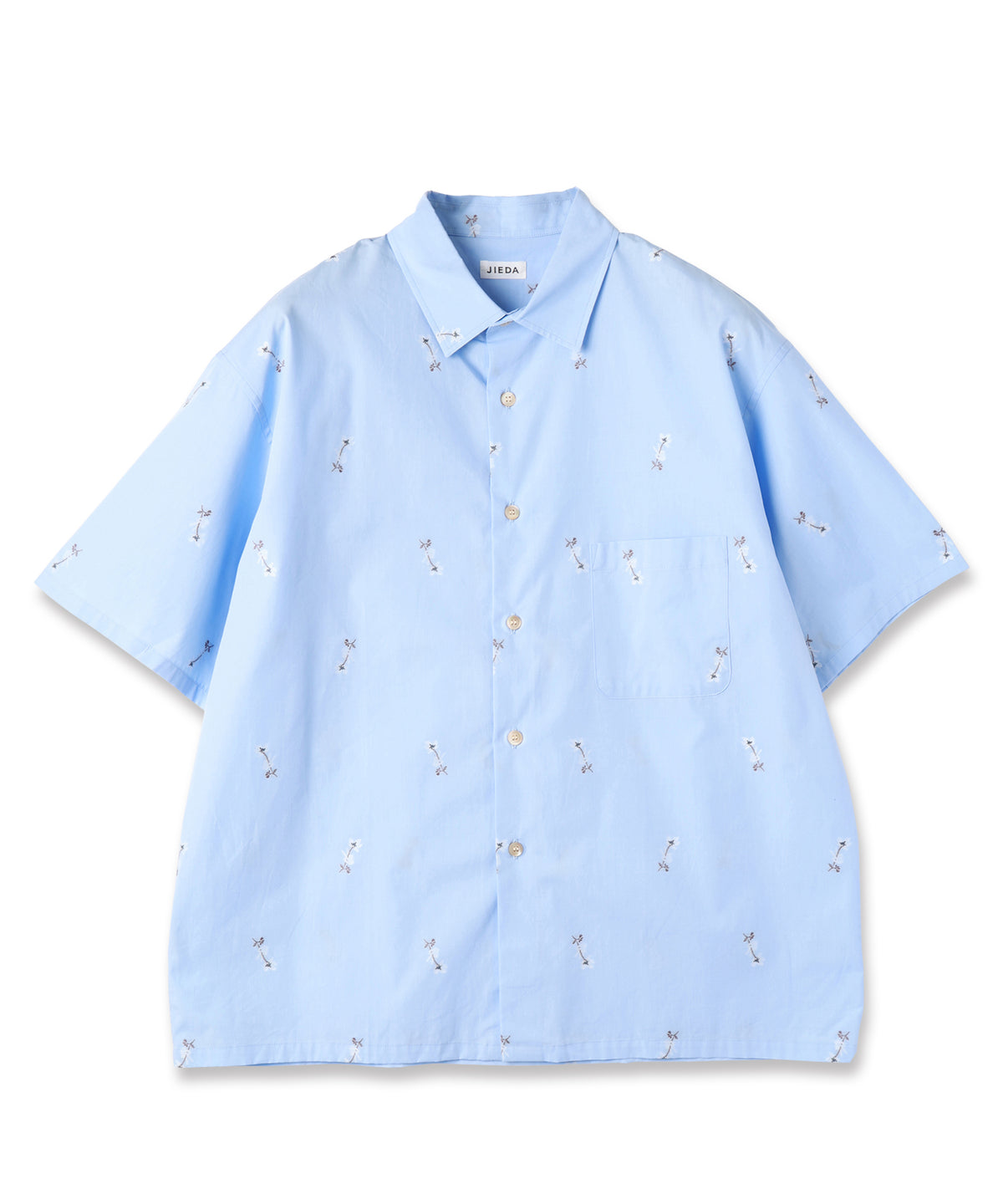 トップス Jieda Flower oversize shirt BONE FLOWER SHIRT S/S – JieDa WEB STORE