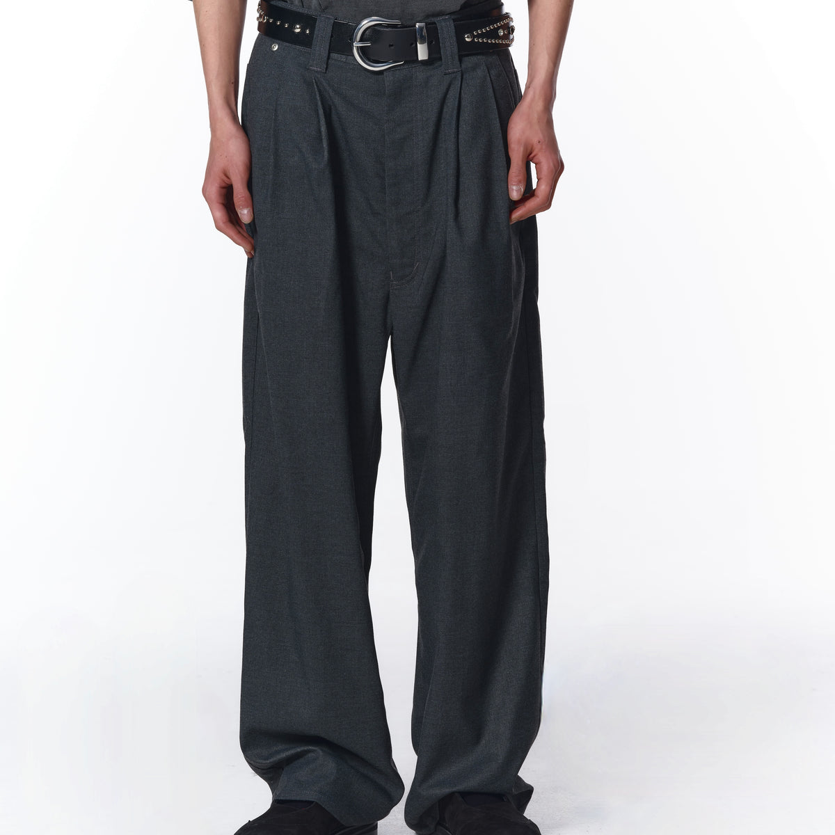 ドレープ感◎ 90s~ UNKNOWN Tuck Crease Slacks TWO TUCK SLACKS – JieDa WEB STORE