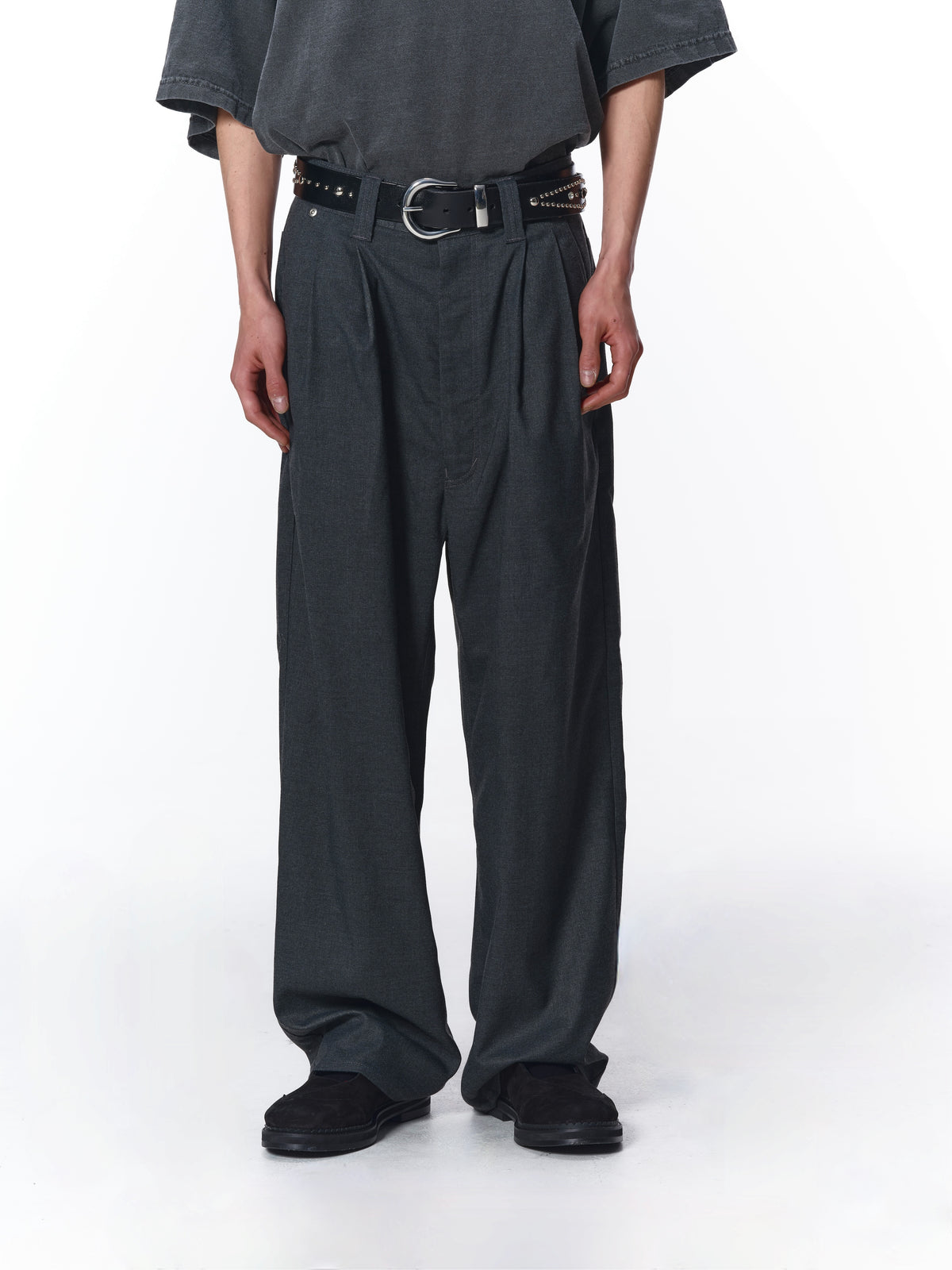 riette Mule slacks 韓国 TWO TUCK SLACKS – JieDa WEB STORE