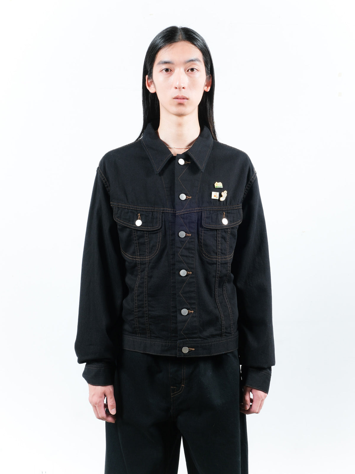 PINS DENIM JACKET – JieDa WEB STORE