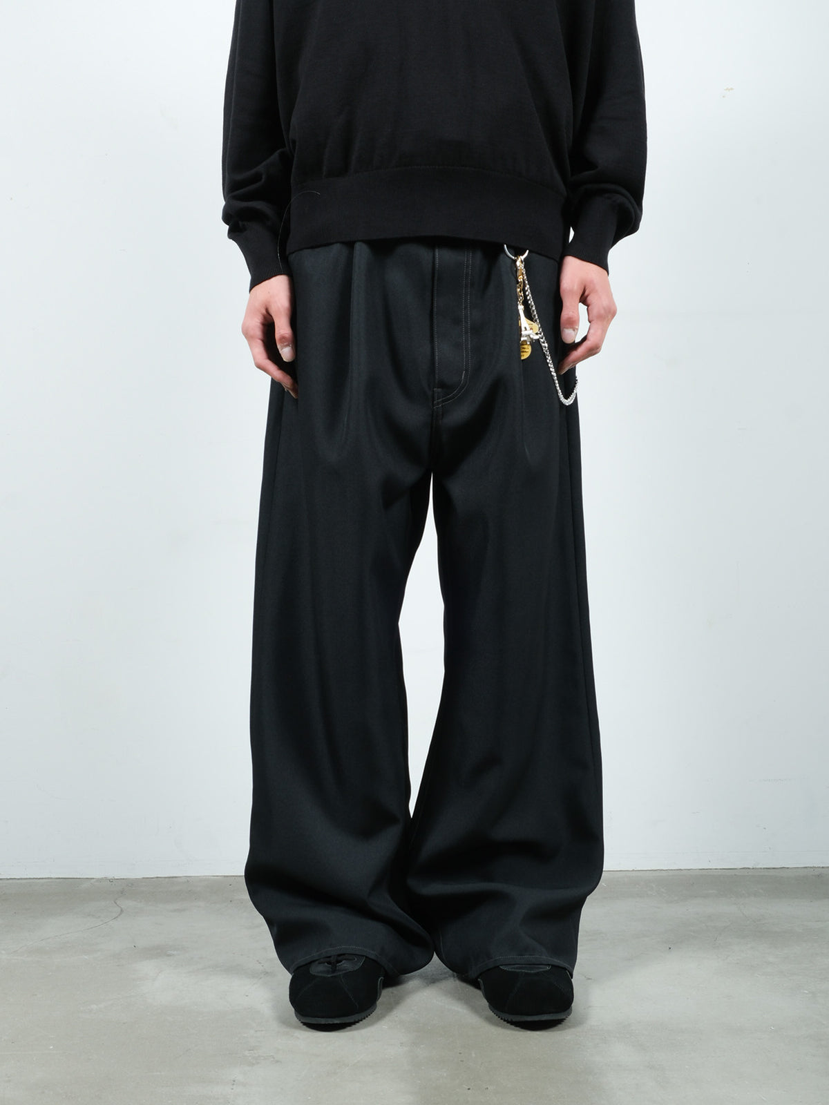 WIDE ONE TUCK STRAIGHT PANTS – JieDa WEB STORE