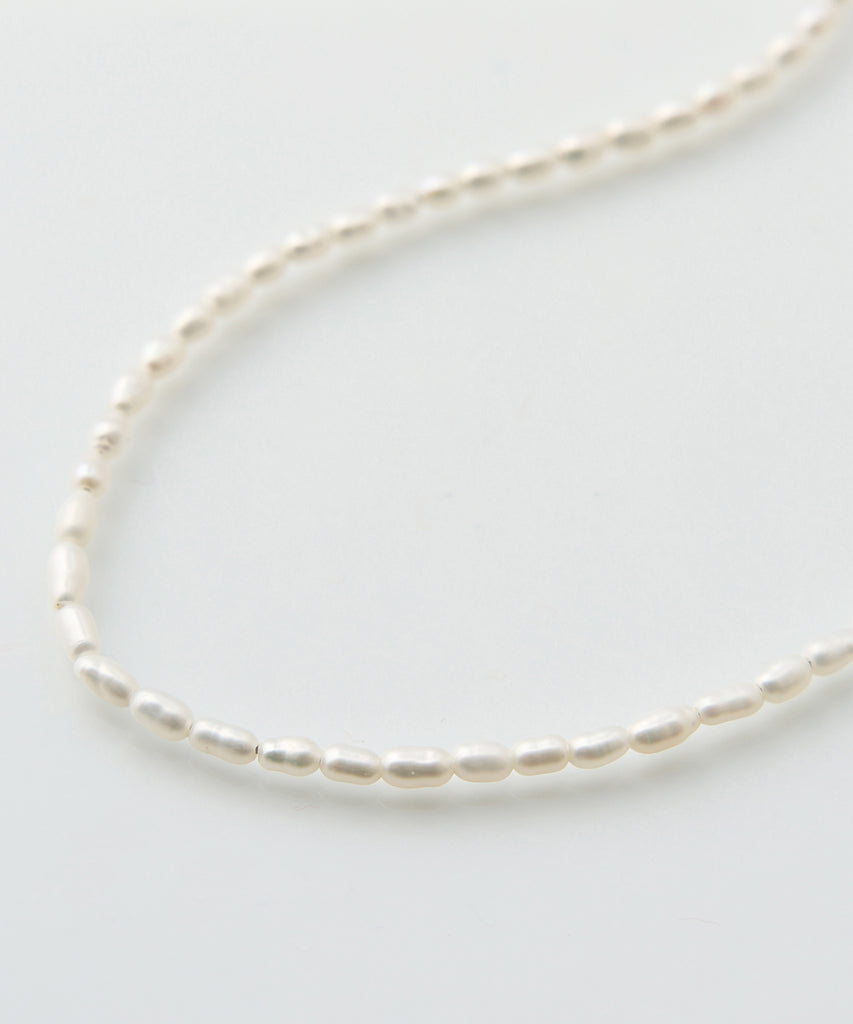 THIN PEARL SWITCHING NECKLACE (925 SILVER) – JieDa WEB STORE