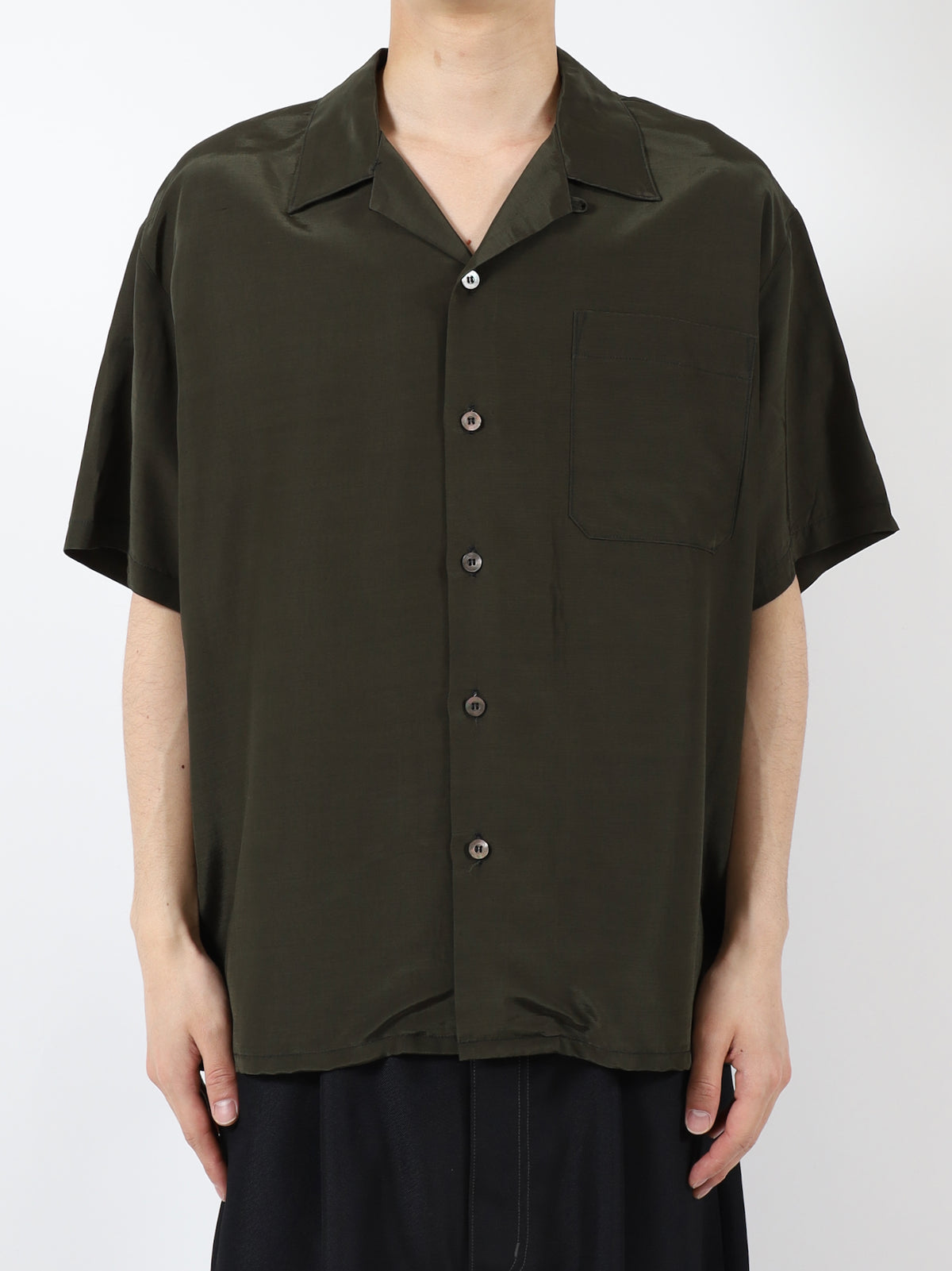 【美品】jieda RAYON WOOL OPEN COLLAR SHIRT RAYON WOOL OPEN COLLAR SHIRT – KIKUNOBU