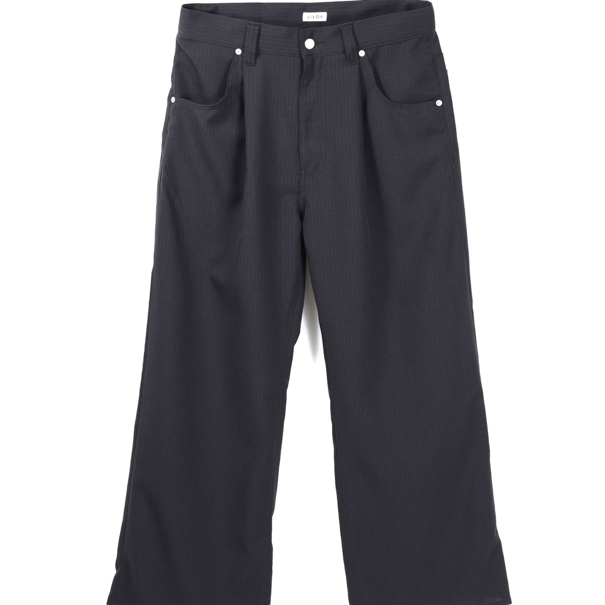 STRIPE WIDE ONE TUCK PANTS – JIEDA WEB STORE