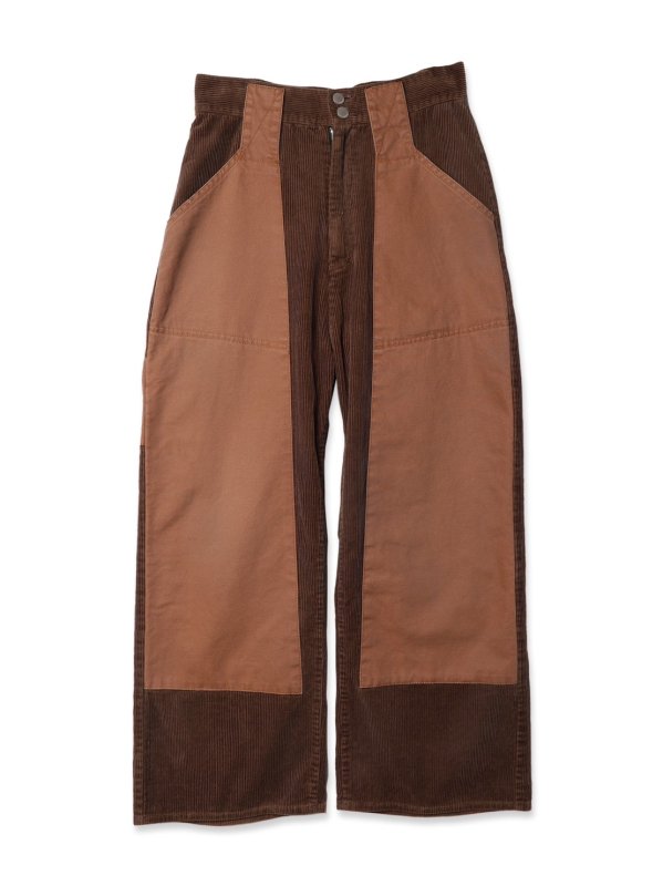 WIDE W KNEE DUCK PANTS